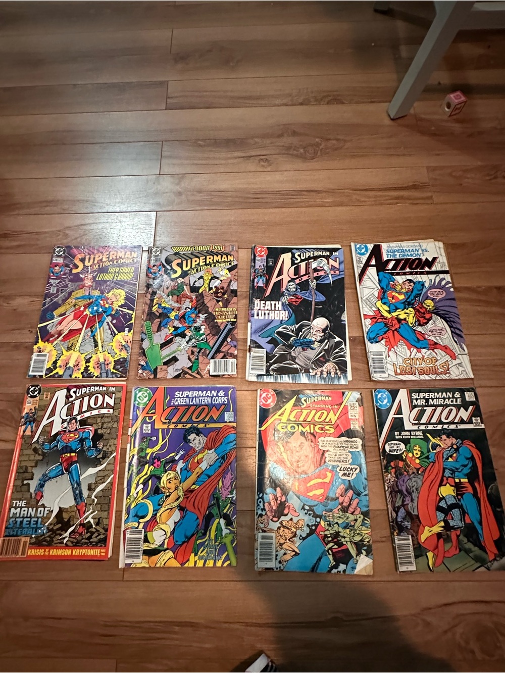 1987-92 superman action comics lot of 8